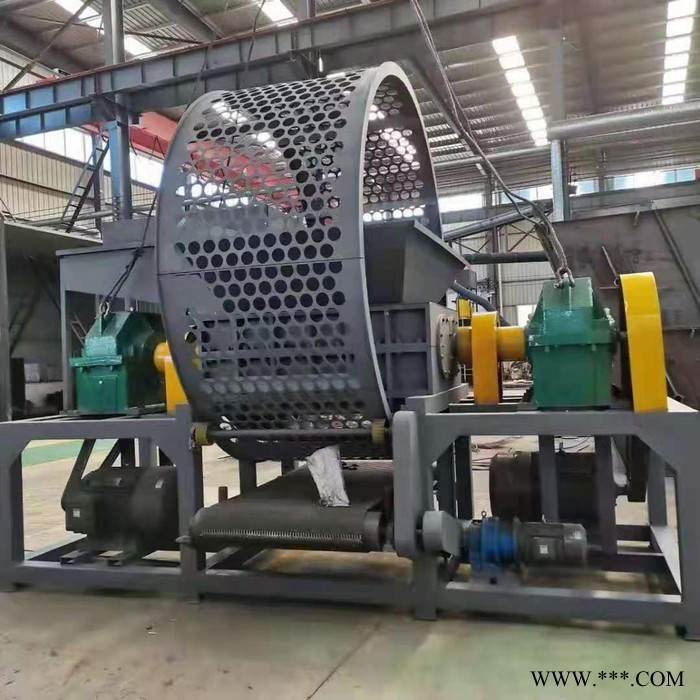 垃圾撕碎机 汽车撕碎机 废铁撕碎机 钢筋撕碎机 模板撕碎机 四轴撕碎机 废旧轮胎撕碎机图5