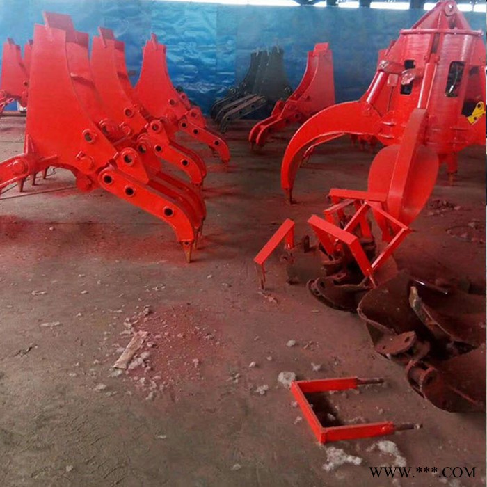 中旺液压抓钢机 固定式抓废铁抓纲机 360度液压旋转抓钢机 液压抓钢机 液压抓木机图5