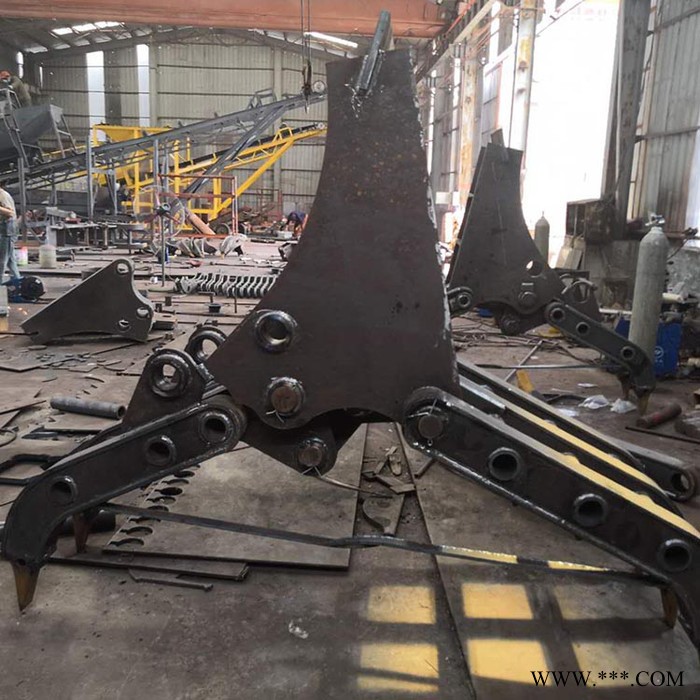 中旺液压抓钢机 固定式抓废铁抓纲机 360度液压旋转抓钢机 液压抓钢机 液压抓木机图7