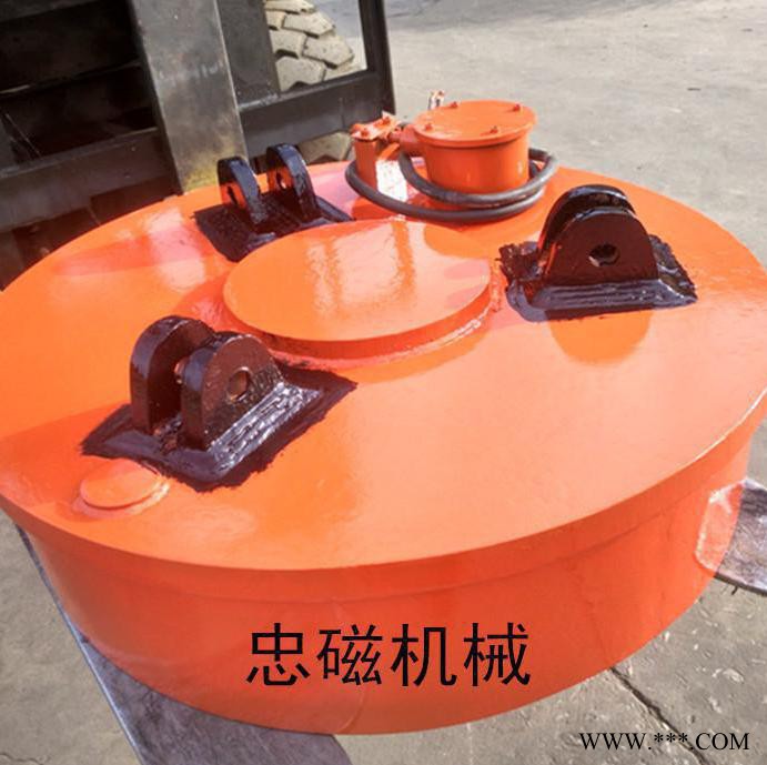 忠磁厂家批发MW5-90L/1起重电磁吸盘起重量大使用安全节能高效质量保障厂价供应起重电磁吸盘图2