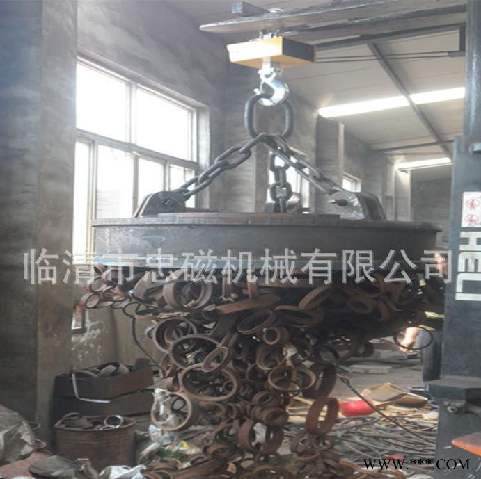 厂家批发MW5-130L起重电磁铁起重电磁吸盘起重量大使用安全山东忠磁厂价供应起重电磁吸盘图3