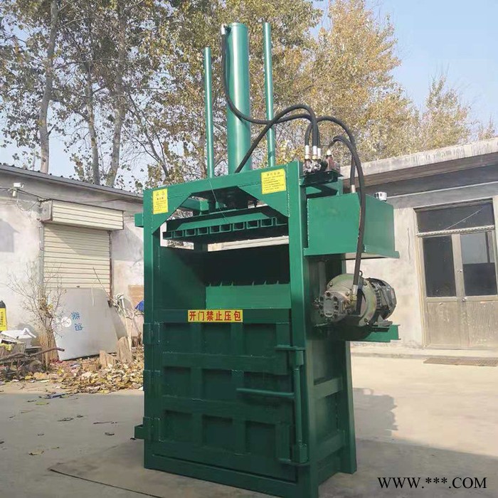 驰航机械 废金属易拉罐立式打包机 小型废纸箱打包机 立式120吨饮料瓶打包机图4