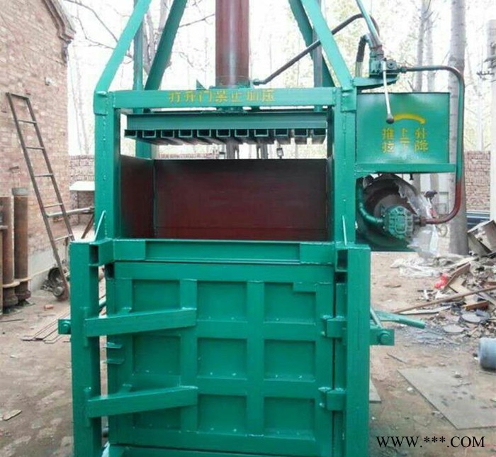 驰航机械 废金属易拉罐立式打包机 小型废纸箱打包机 立式120吨饮料瓶打包机图8