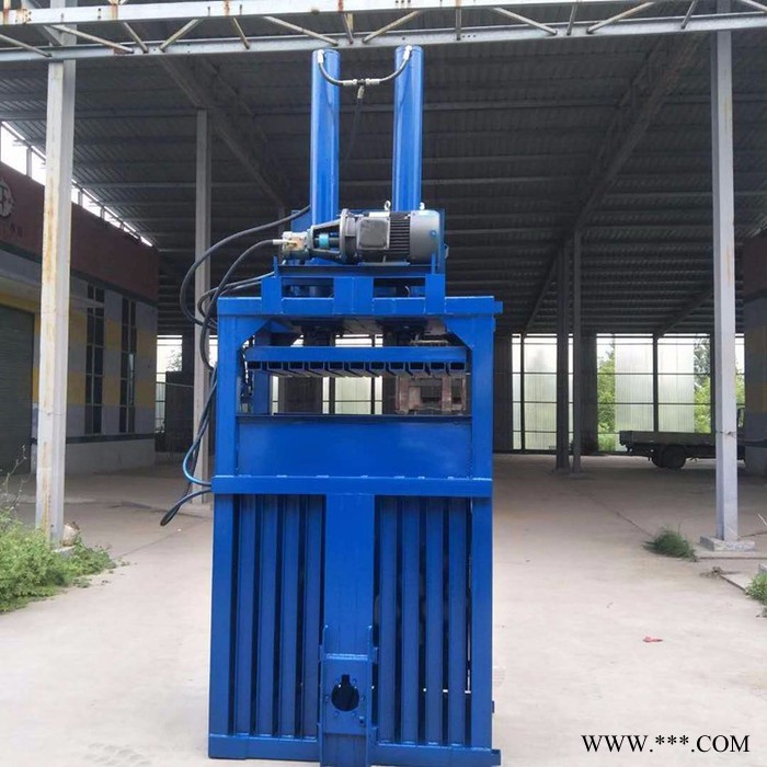 万轮**   大型废铁废铝不锈钢金属液压打包机 立式生活垃圾全自动打包机全自动双缸废金属压块机图6