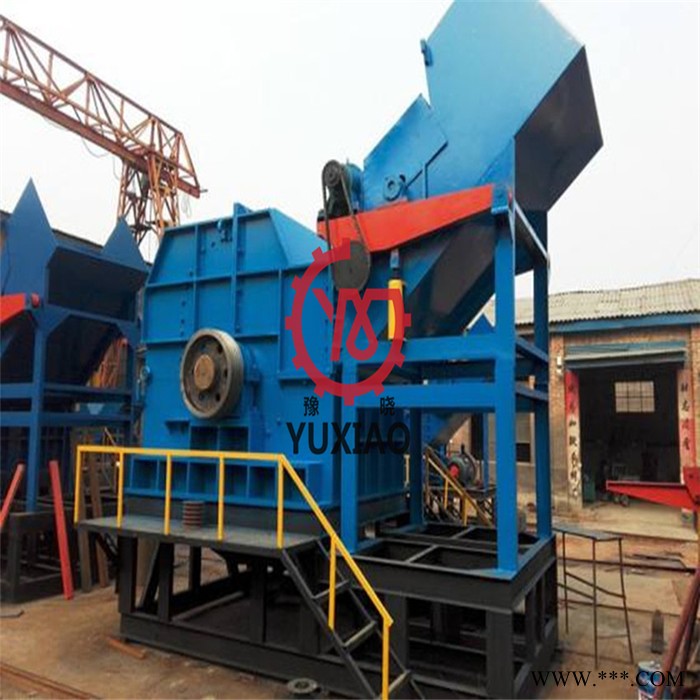 豫晓重工实体商家YX-2200型废钢破碎机红牛罐粉碎机废铁破碎成型机图2