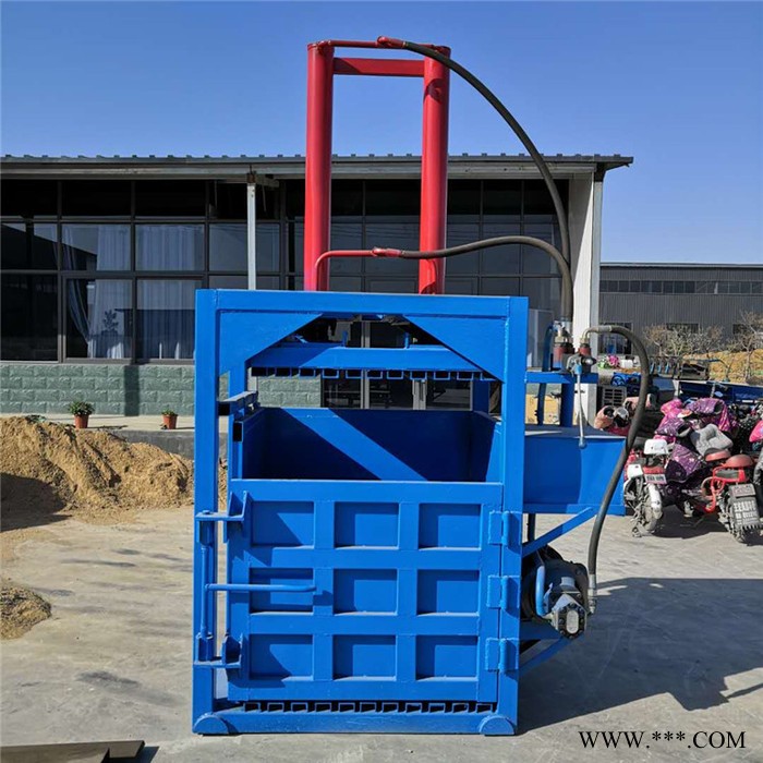 睿迪RD-DBJ立式液压打包机  瓶子废铁废纸打包机   废布条压块机图3