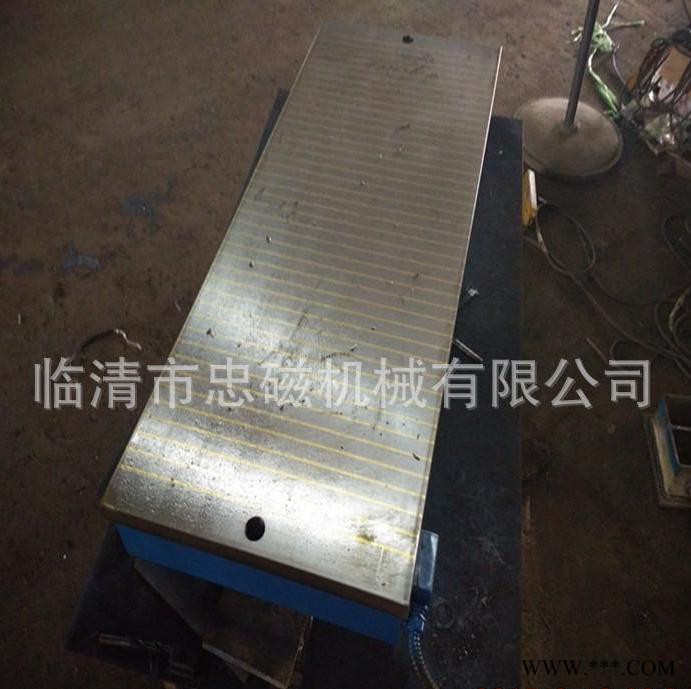忠磁厂家批发X11600*1000大水磨电磁吸盘吸力均匀质量保障忠磁厂价供应磨用电磁吸盘图2