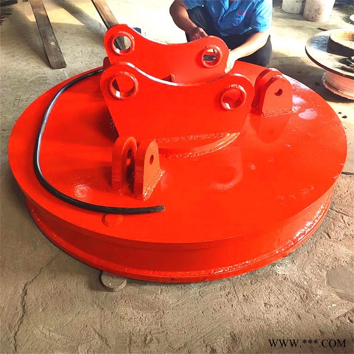 鑫运直销 挖掘机用电磁吸盘 操作简单大吸力 吊车用起重电磁吸盘图4