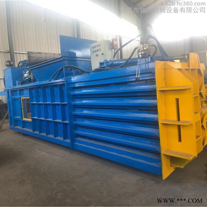 塑料瓶卧式打包机厂家卧式液压编织袋打包机液压金属打包机图7