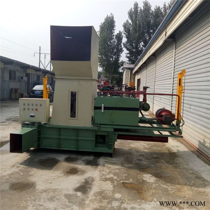 佳鑫牌无纺布废料压块机 废纸打包机 废金属刨花压块机图片图2