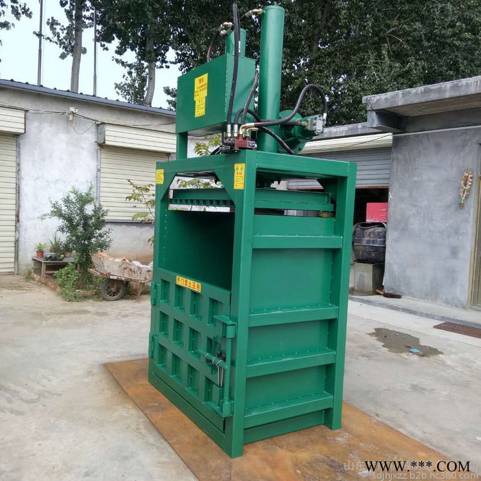 佳鑫牌无纺布废料压块机 废纸打包机 废金属刨花压块机图片图6