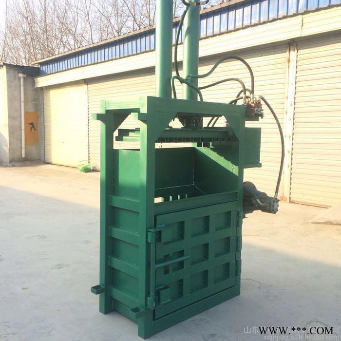 佳鑫牌无纺布废料压块机 废纸打包机 废金属刨花压块机图片图5