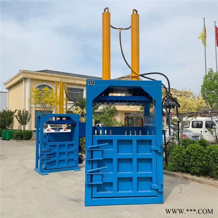 鲁丰lf-120 立式液压打包机 废纸打包机 废旧金属物料压包机图2