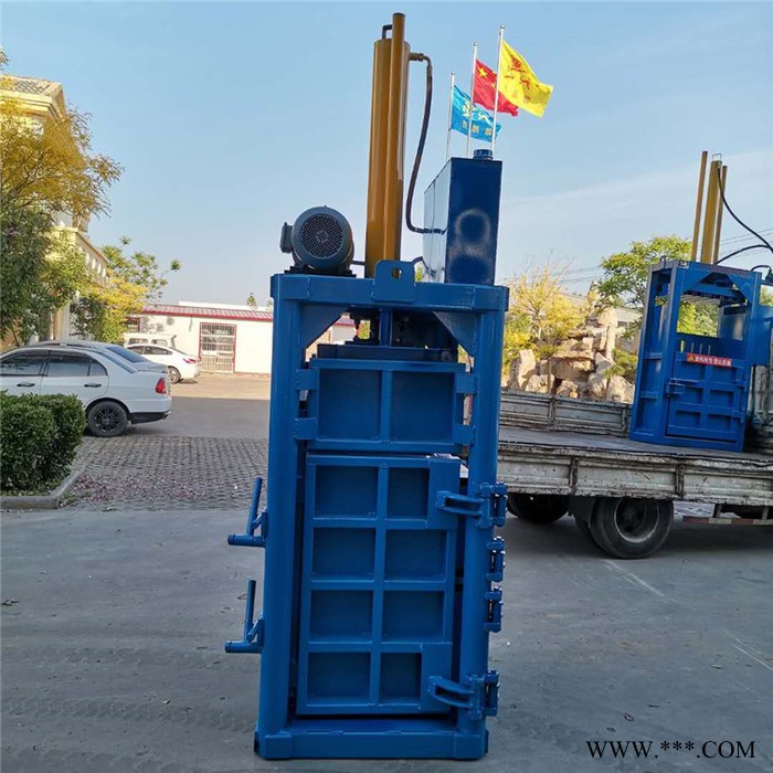 鲁丰lf-120 立式液压打包机 废纸打包机 废旧金属物料压包机图3