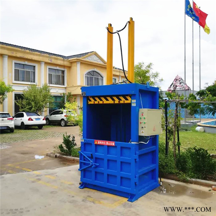 鲁丰lf-120 立式液压打包机 废纸打包机 废旧金属物料压包机图5