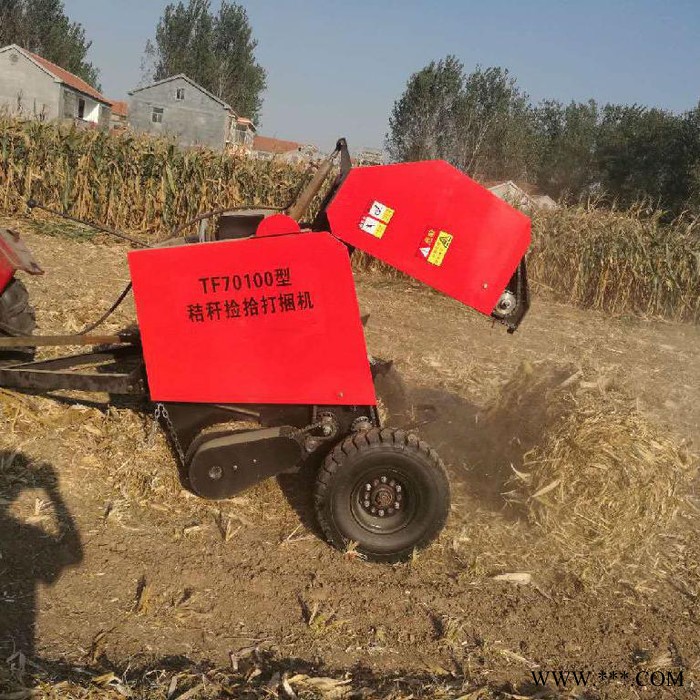 农康130型 打捆机 液压打包机废纸打捆机秸秆废铁压块机方捆废金属小型卧立式打包机图2