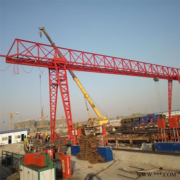 龙起 供应10吨跨度20米龙门吊 5吨跨度18米电动龙门吊 废铁回收站使用移动龙门吊图3