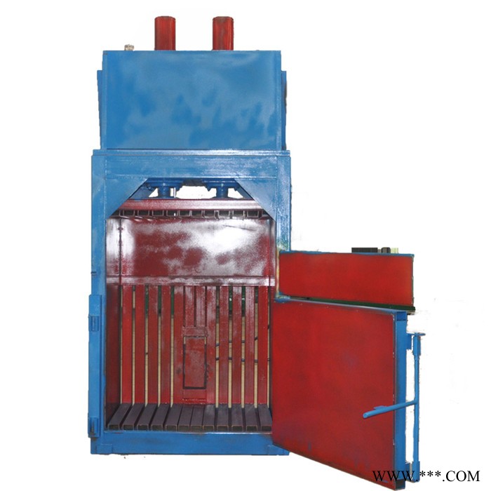 立式废铁报废汽车压块机 冠发纸皮液压打包机型号 立式饮料罐压块机图5