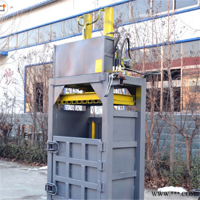 立式废铁报废汽车压块机 冠发纸皮液压打包机型号 立式饮料罐压块机图2