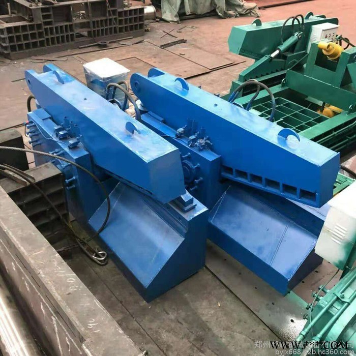 液压钢板切断机 废铁废铝剪切机 邦耀100型汽油桶液压剪切机图2