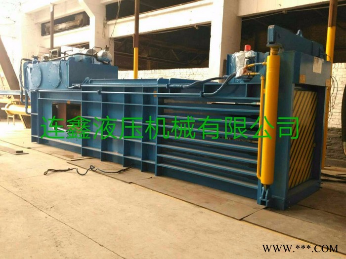 连鑫  金属打包机  废纸打包机 液压打包机  半自动打包机 全自动打包机 门式打包机 卧式全自动液压打包机图2