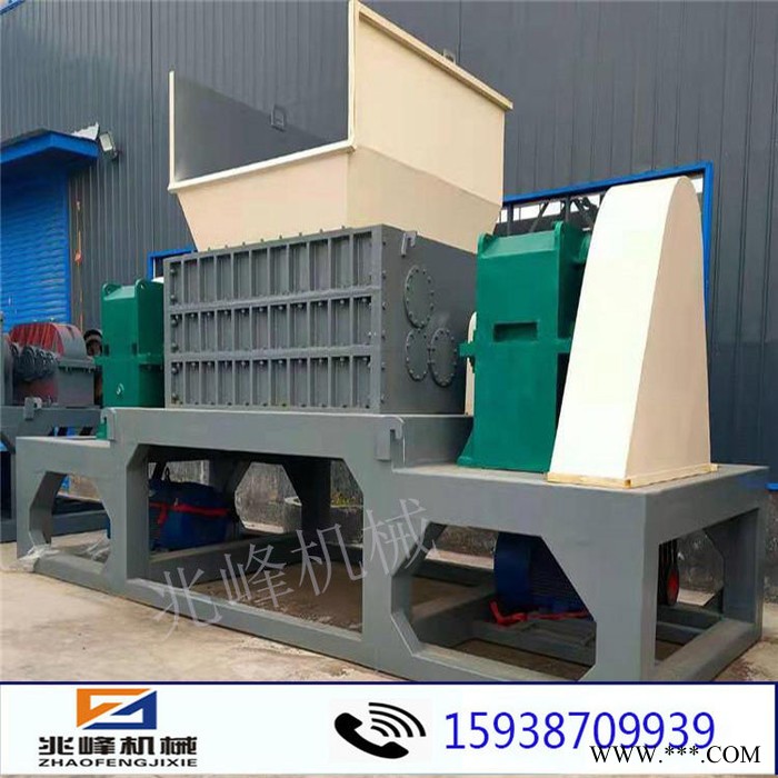 废铁撕碎机 金属撕碎机 废轮胎撕碎机 铝合金撕碎机 塑料撕碎机 撕碎机兆峰机械设备价格优惠图2