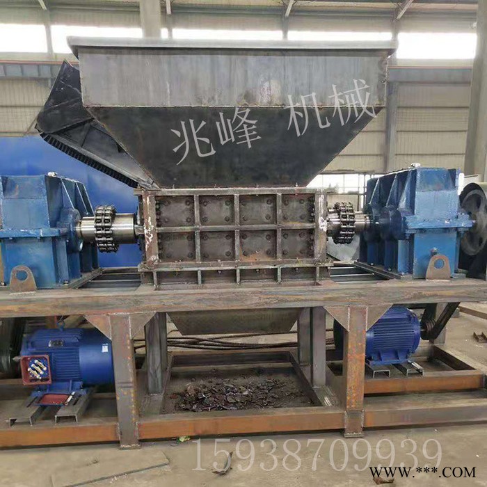 废铁撕碎机 金属撕碎机 废轮胎撕碎机 铝合金撕碎机 塑料撕碎机 撕碎机兆峰机械设备价格优惠图4