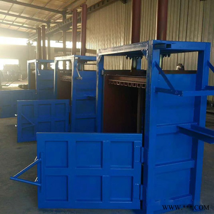 中旺液压打包机 小型压缩打包机 编织袋薄膜金属药材压包机图4