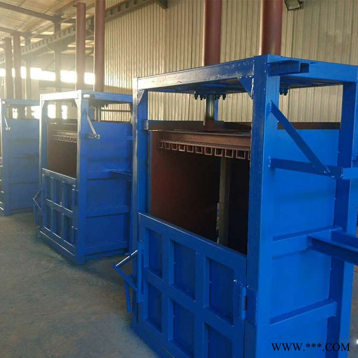 中旺液压打包机 小型压缩打包机 编织袋薄膜金属药材压包机图2