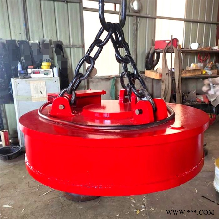 电磁吸盘价格 鑫运 挖掘机改装液压吸盘 直径1米3强磁电磁吸盘图3