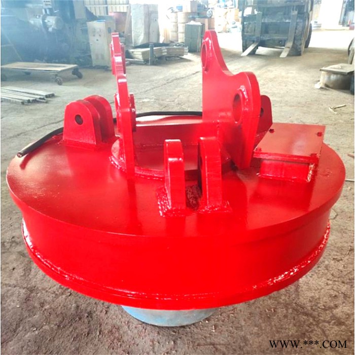 电磁吸盘价格 鑫运 挖掘机改装液压吸盘 直径1米3强磁电磁吸盘图2