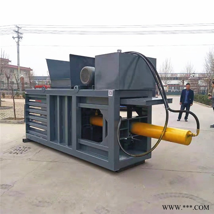 直销卧式塑料瓶打包机 卧式编织袋打包机 卧式废纸打包机 卧式金属压块机图3