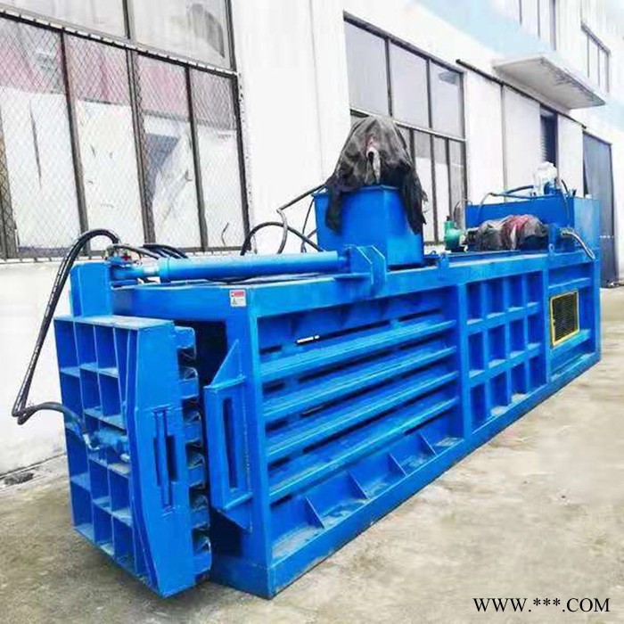 直销卧式塑料瓶打包机 卧式编织袋打包机 卧式废纸打包机 卧式金属压块机图2