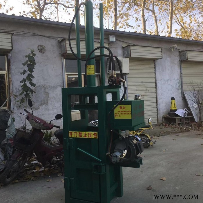 废金属纸壳纸箱液压打包机 立式废纸塑料打包机 油漆桶压块机图4