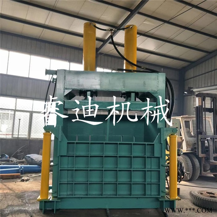 睿迪80吨半自动立式废纸打包机废旧金属液压打包机图4