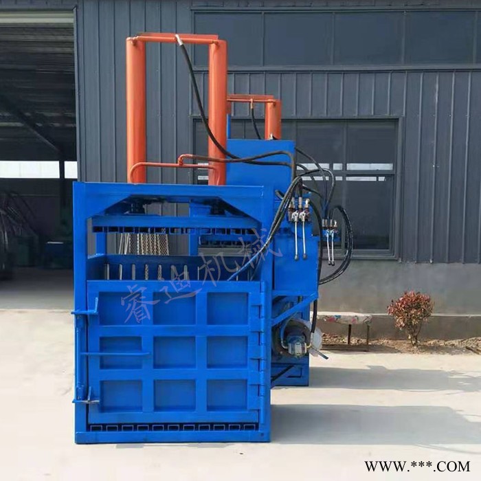 睿迪80吨半自动立式废纸打包机废旧金属液压打包机图5