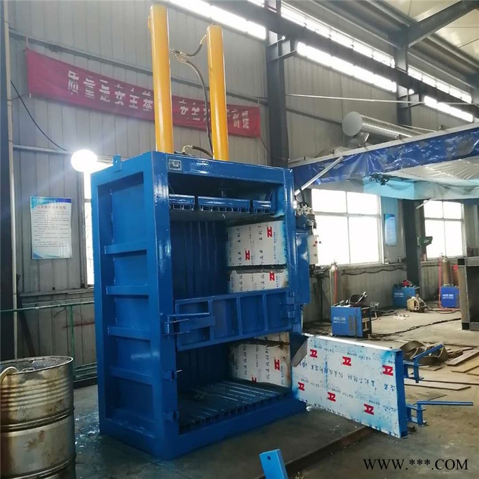 现货供应立式液压打包机 废纸打包机图片 废铁金属件压块机图7