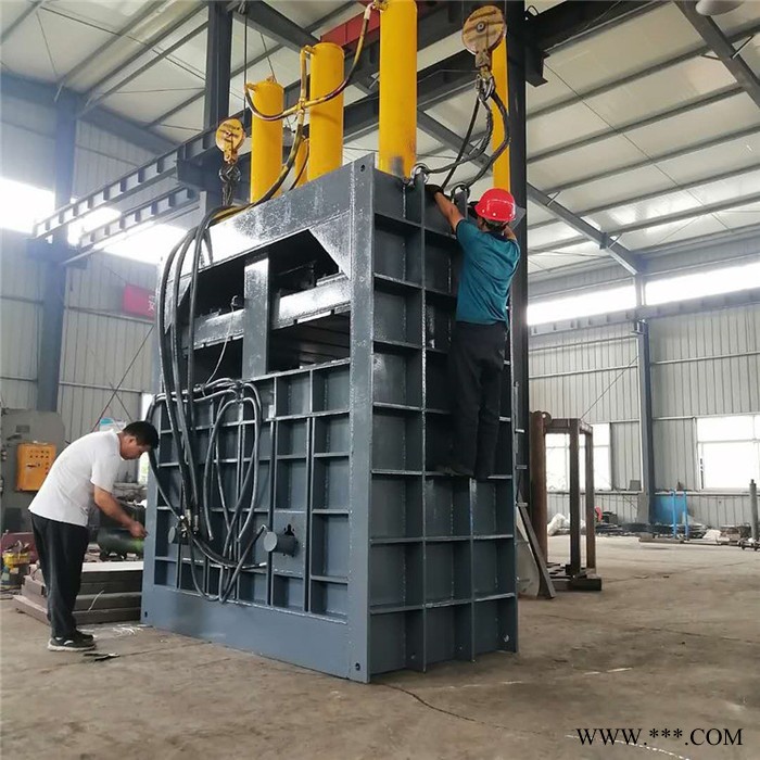 现货供应立式液压打包机 废纸打包机图片 废铁金属件压块机图3