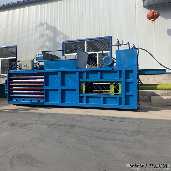 灵山县 液压立式纸屑打包机 鸿祺机械废品卧式打包机 40吨双缸打包机 废纸打包机图8