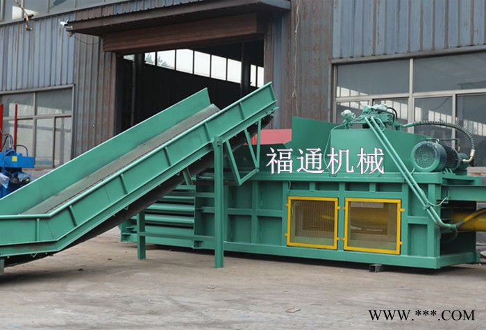 厂家定制液压打包机 废纸打包机 塑料瓶压缩机 卧式打包机 180吨废品打包机 易拉罐编织袋打包机图3