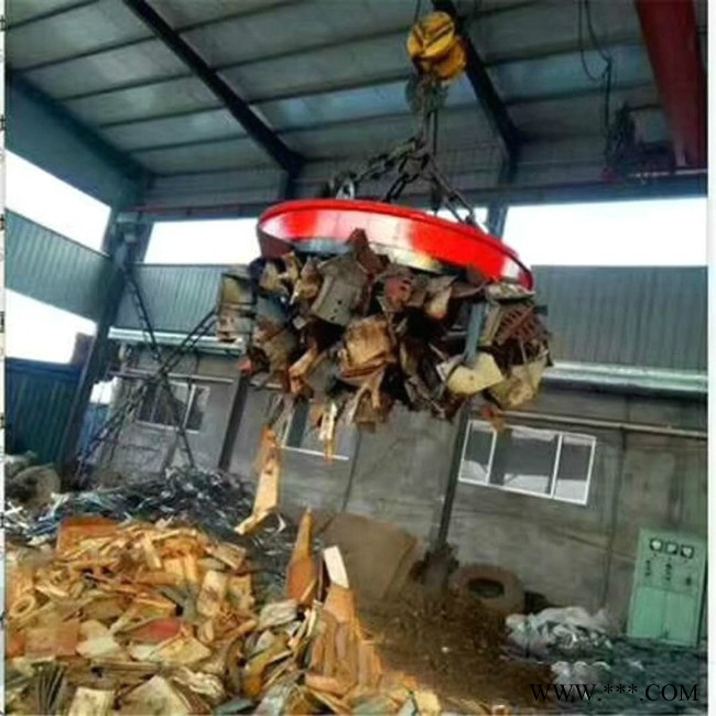 山东万力136 6538 8907厂家生产销售批发圆形强磁力吸盘 吸废铁式强力起重电磁吸盘图2