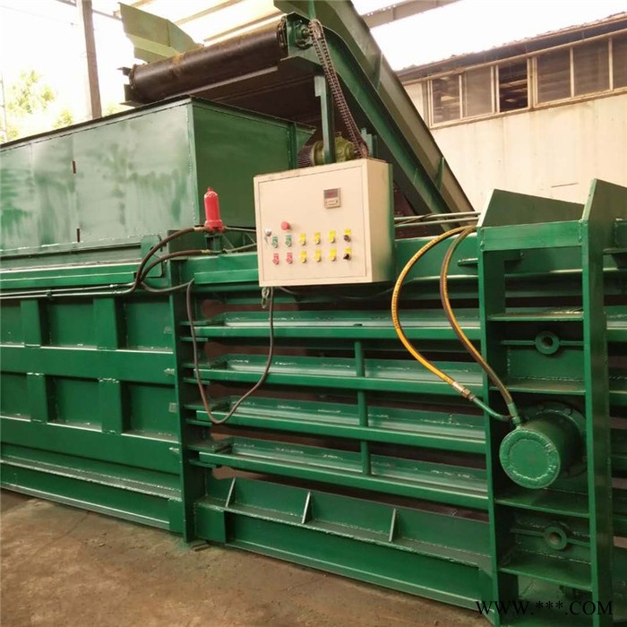**秸秆稻草打包机、海绵打包机 全自动卧式打包机图5