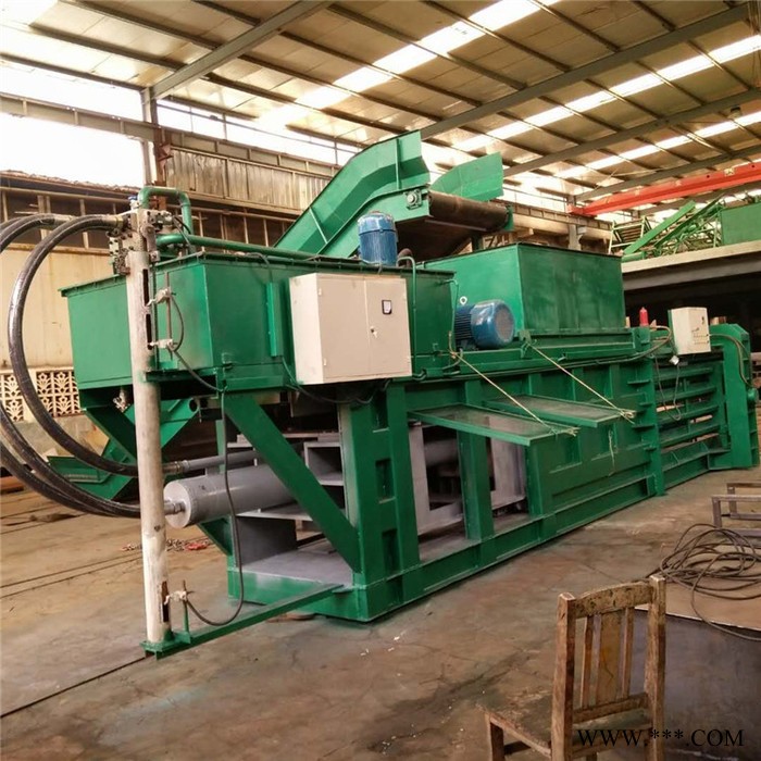 **秸秆稻草打包机、海绵打包机 全自动卧式打包机图8