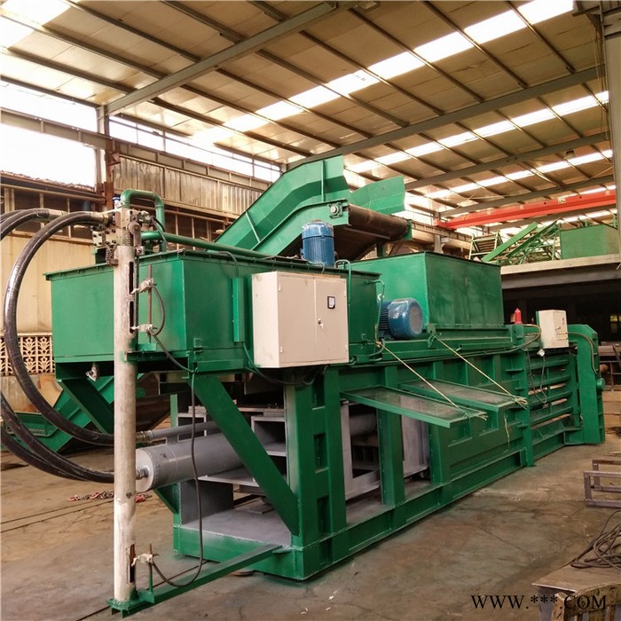 **秸秆稻草打包机、海绵打包机 全自动卧式打包机图4