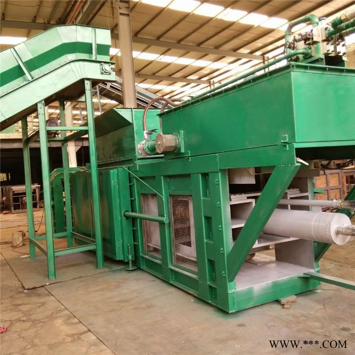 **秸秆稻草打包机、海绵打包机 全自动卧式打包机图2