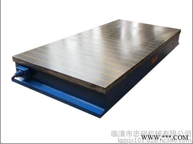 临清忠磁机械生产各种规格强力电磁吸盘，吸力大，均匀，适合大小工件图2