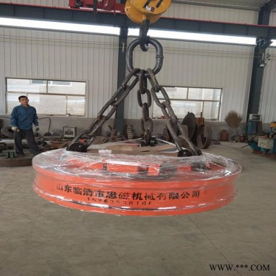 山东忠磁厂家批发MW5-165L/1起重电磁铁质量保证价格优惠量大从优废钢电磁吸盘