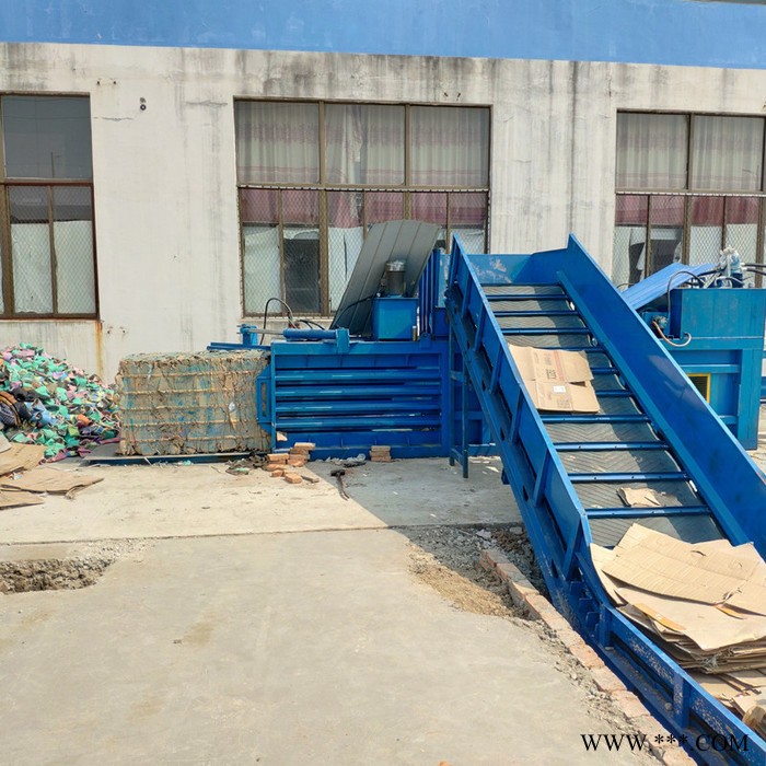 双鹰 120吨卧式打包机 卧式秸秆打包机 卧式废纸打包机厂家图8