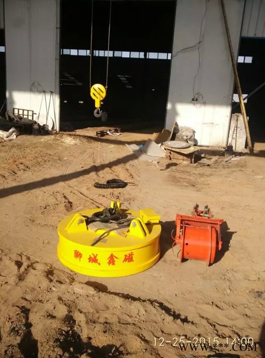 鑫磁 MW5-120L 起重电磁铁 起重电磁吸盘 现货销售图4