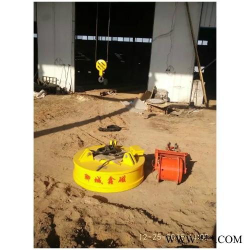 鑫磁 MW5-120L 起重电磁铁 起重电磁吸盘 现货销售图2